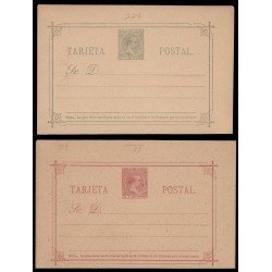 Cuba Entero Postal 25/26 1890 Alfonso XIII Cuba Entero Postal 25/26 1890 Alfonso XIII