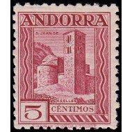 Andorra Española 16d 1929 Paisaje de Andorra MNH