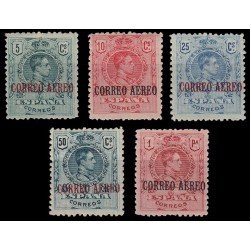 España Spain 292/96 1920 Alfonso XIII Medallón MH