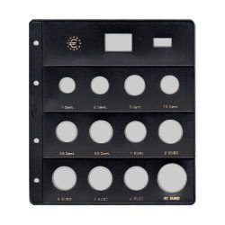 Pardo 179300 Funda para monedas EURO 12 alojamientos España 2022 Pardo 179300 Funda para monedas EURO 12 alojamientos España 2022