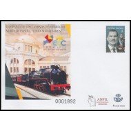 Sobres Enteros Postales 157 2022 ECC Irún 2022 Ferrocarril Línea Madrid - Irún