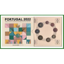 Portugal 2022 Cartera Oficial Monedas € euro Set 