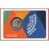 Letonia Latvija 2022 Cartera Oficial Coin Card Moneda 2€ euros Erasmus