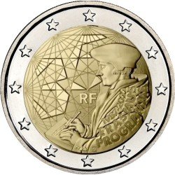 Francia 2022 2 € euros conmemorativos Erasmus
