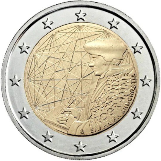Grecia 2022 2 € euros conmemorativos Erasmus