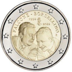 Italia 2022 2 € euros conmemorativos Falcone - Borsellino Italia 2022 2 € euros conmemorativos Falcone - Borsellino