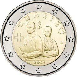 Italia 2021 2 € euros conmemorativos Profesiones Sanitarias Italia 2021 2 € euros conmemorativos Profesiones Sanitarias
