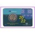 Chipre 2022 Cartera Oficial Coin Card Moneda 2 € conm Erasmus 