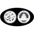 China 1 OZ onza 2022 Oso Panda 10 yens Plata Ag