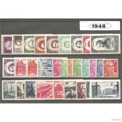 Francia France 1948 Año Completo MH Francia France 1948 Año Completo MH