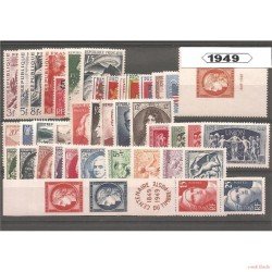 Francia France 1949 Año Completo MH Francia France 1949 Año Completo MH