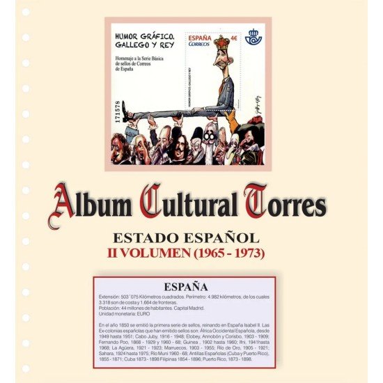 Torres Portada e Índices Estado Español 1965 – 73 Volumen II Torres Portada e Índices Estado Español 1965 – 73 Volumen II