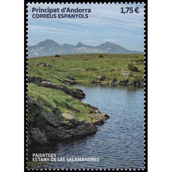 Andorra Española 528 2022 Paisajes. Estany de les salamandres MNH