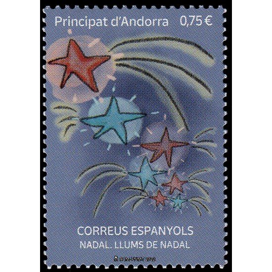 Andorra Española 536 2022 Navidad. Luces de Navidad MNH
