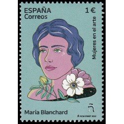 España Spain 5612 2022 Mujeres en el Arte. María Blanchard MNH