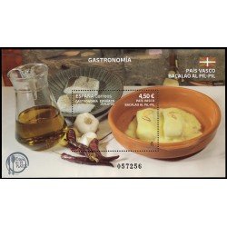España Spain 5616 2022 Gastronomía. País Vasco. Bacalao al pil-pil MNH