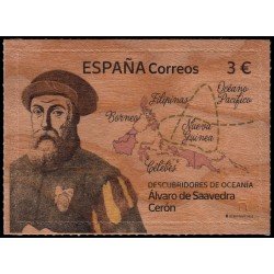 España Spain 5617 2022 Descubridores de Oceanía. Álvaro de Saavedra Autoadhesivo