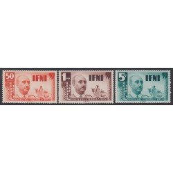 Ifni 73/75 1951 Franco Camello Fauna Camel MNH