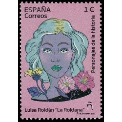 España Spain 5621 2022 Personajes de la Historia. Luisa Roldán 