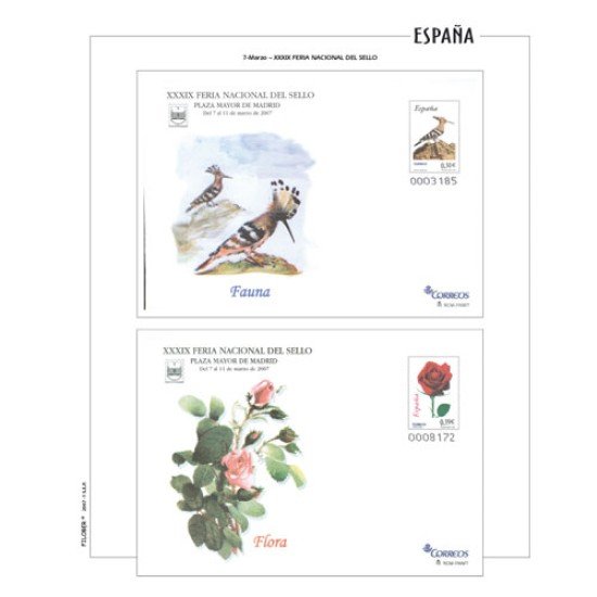 Hojas sellos España Filober color Sobre Entero Postales 2013 montadas Hojas sellos España Filober color Sobre Entero Postales 2013 montadas