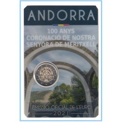 Andorra 2021 Cartera Oficial Coin Card Moneda 2 € conm Nuestra Señora Meritxell Andorra 2021 Cartera Oficial Coin Card Moneda 2 € conm Nuestra Señora Meritxell
