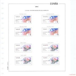 Hojas España Filober color ATM Etiquetas 2019 montadas