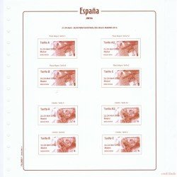Hojas España Cultural Filober ATM Etiquetas 2020 montadas Hojas España Cultural Filober ATM Etiquetas 2020 montadas