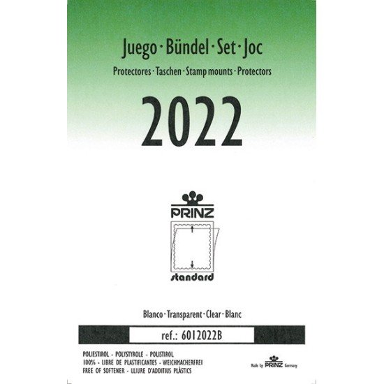 Juego protectores transparentes España 2022 Prinz 6012022B Juego protectores transparentes España 2022 Prinz 6012022B