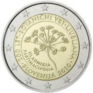 Eslovenia 2010 2 € euros conmemorativos Bicentenario del jardín botánico de Liubliana Eslovenia 2010 2 € euros conmemorativos Bicentenario del jardín botánico de Liubliana