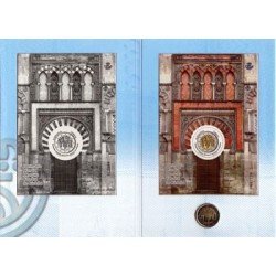 España Spain 2010 Cartera Oficial Moneda 2€ Patrimonio Mezquita de Córdoba + Hojita Bloque FNMT España Spain 2010 Cartera Oficial Moneda 2€ Patrimonio Mezquita de Córdoba + Hojita Bloque FNMT