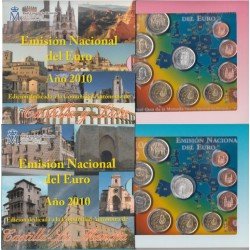 España Spain 2010 2 Carteras Oficicles Euros € Serie Autonomías Castilla León Castilla La Mancha + 2€ con. Mezquita Córdoba + 2 medallas plata escudo España Spain 2010 2 Carteras Oficicles Euros € Serie Autonomías Castilla León Castilla La Mancha + 2€ con. Mezquita Córdoba + 2 medallas plata escudo