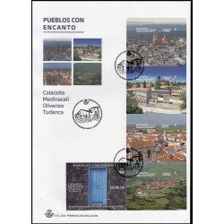 España Spain 5551/54 2022 Pueblos con encanto SPD Sobre Primer Día Tarifa A España Spain 5551/54 2022 Pueblos con encanto SPD Sobre Primer Día Tarifa A