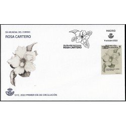 España Spain 5610 2022 Día Mundial del Correo Rosa Cartero SPD Sobre Primer Día Tarifa A España Spain 5610 2022 Día Mundial del Correo Rosa Cartero SPD Sobre Primer Día Tarifa A
