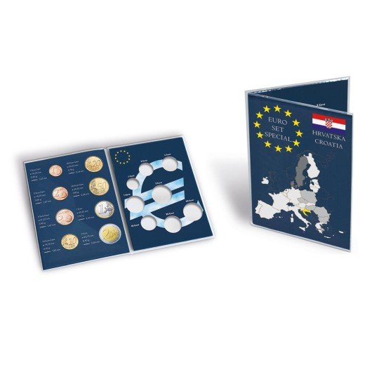 Leuchtturm 368204 Tarjeta Monedas Euro Croacia Leuchtturm 368204 Tarjeta Monedas Euro Croacia