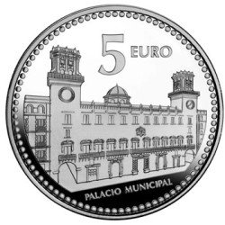 España Spain 2010 5 euros Capitales de provincia Alicante Plata Ag España Spain 2010 5 euros Capitales de provincia Alicante Plata Ag
