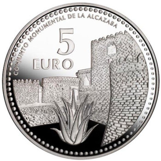 España Spain 2010 5 euros Capitales de provincia Almeria Plata Ag España Spain 2010 5 euros Capitales de provincia Almeria Plata Ag