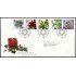 Gran Bretaña 2379/83 2002 SPD FDC Navidad Flores Sobre primer día