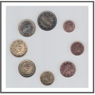 Croacia 2023 Emisión monedas Sistema monetario euro € Tira 1ª emisión croata Croacia 2023 Emisión monedas Sistema monetario euro € Tira 1ª emisión croata