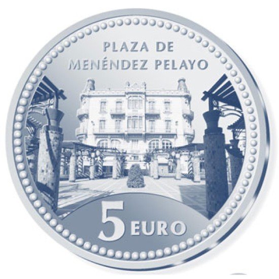 España Spain 2010 5 euros  Capitales de provincia Melilla Plata Ag