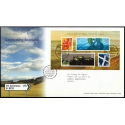Gran Bretaña HB 43 2006 SPD FDC San Andrés Patrón de Escocia Sobre primer día