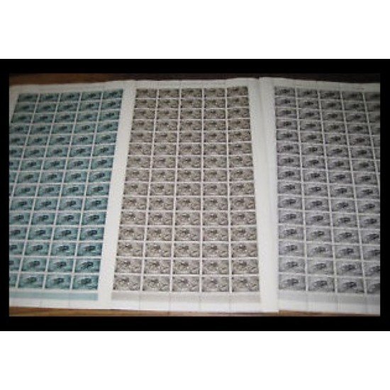 Rio Muni 63/65 1965 En hojas completas de 75 sellos MNH 