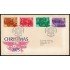 Gran Bretaña 770/73 1975 SPD FDC Navidad Ángeles Músicos Sobre primer día