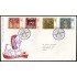 Gran Bretaña 813/16 1976 SPD FDC Navidad Tapices Medievales Sobre primer día