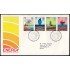 Gran Bretaña 855/58 1978 SPD FDC Recursos Energéticos Sobre primer día