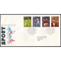Gran Bretaña 955/58 1980 SPD FDC Centenario Instituciones Deportivas Británicas