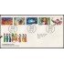 Gran Bretaña 1011/15 1981 SPD FDC Navidad Diseños Infantiles Sobre primer día