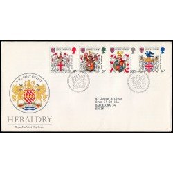 Gran Bretaña 1113/16 1984 SPD FDC 500 Años Envío de una Carta Ricardo III Sobre primer día Gran Bretaña 1113/16 1984 SPD FDC 500 Años Envío de una Carta Ricardo III Sobre primer día