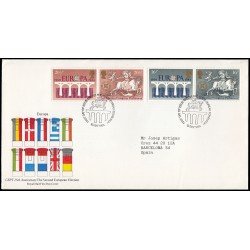 Gran Bretaña 1126/29 1984 SPD FDC 25 Años Conferencia Europea Telecomunicaciones Sobre primer día Gran Bretaña 1126/29 1984 SPD FDC 25 Años Conferencia Europea Telecomunicaciones Sobre primer día