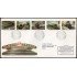 Gran Bretaña 1168/72 1985 SPD FDC Trenes Famosos Sobre primer día