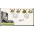Gran Bretaña 1222/25 1986 SPD FDC Protección Naturaleza Medioambiente y Especies en Peligro Sobre primer día